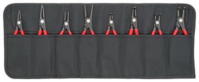 Knipex Set borgringtangen | 8-delig in roltas | 10-60 mm | 1 stuk - 00 19 58 V02 00 19 58 V02 Knipex Set borgringtangen | 8-delig in roltas | 10-60 mm | 1 stuk - 00 19 58 V02 00 19 58 V02