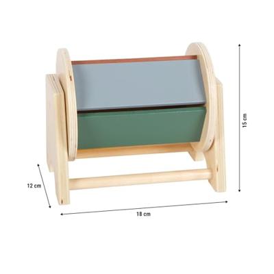 Small Foot - houten montessori draaiende trommel fsc