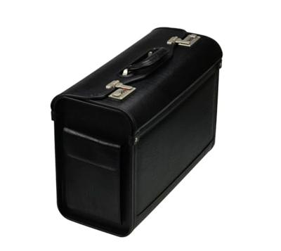 Alassio Pilotenkoffer Genova Imitatieleer Zwart