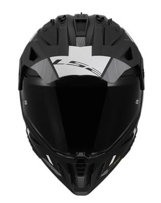 LS2 endurohelm "mx702 pioneer ii hill". helmet mx702 pion.ii hill xxl bl./whte matt - thumbnail