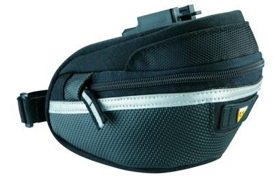 Topeak zadeltas wedge pack ii s, 0.8l, zwart