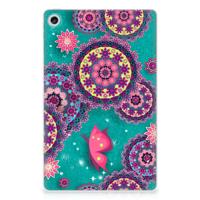 Lenovo Tab M10 Plus (3e generatie) Tablethoes Cirkels en Vlinders - thumbnail