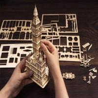 Robotime Big Ben Bouwpakket DIY Miniatuur Knutselen - thumbnail