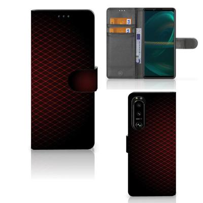 Sony Xperia 5III | Telefoon Hoesje | Geruit Rood