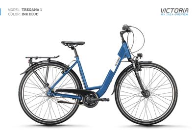 VICTORIA trekkingfiets "treqana 1" mod. 24 bike vict.treqana 1 28/45 wave 7sp ink blue