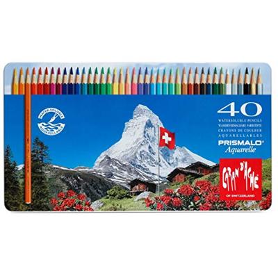 Kleurpotlood caran d ache prismalo 40st ass