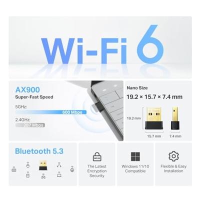TP-Link Archer TX10UB Nano WiFi/Bluetooth 600 Mbit/s