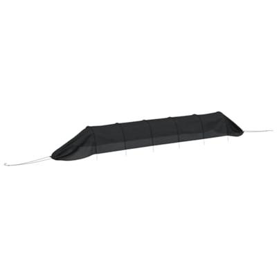 VidaXL Kweektunnel 300x50x48,5 cm staal en polyetheen zwart