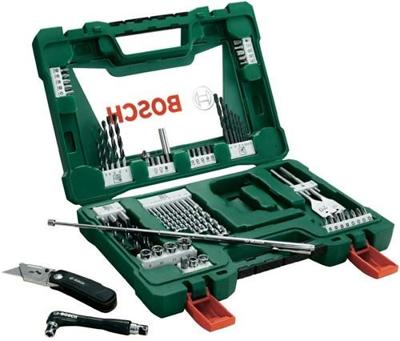 Bosch Accessories V-Line 2607017191 Boor- en bitassortiment 68-delig Metaal, Steen, Beton, Hout, Metselwerk, Plexiglas