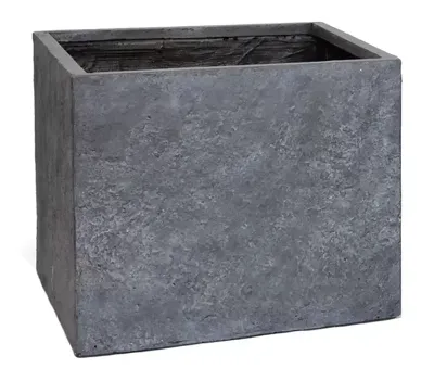 Bloempot Arizona Cube Grafiet 44x44cm