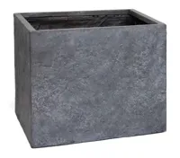 Bloempot Arizona Cube Grafiet 44x44cm - thumbnail