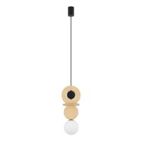 Lyora Design hanglampDrops Wood A 1-lichts hout - 11173 - thumbnail