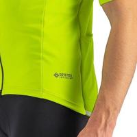 Castelli Perfetto RoS 2 Wind korte mouw fietsshirt groen/geel heren XL - thumbnail