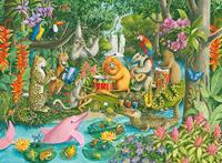 Ravensburger XXL puzzel Jungle orkest - 100 stukjes - thumbnail