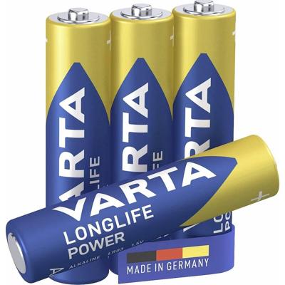 Varta Longlife LR03 AAA batterij (potlood) Alkaline 1200 mAh 1.5 V 4 stuk(s) Varta Longlife LR03 AAA batterij (potlood) Alkaline 1200 mAh 1.5 V 4 stuk(s)