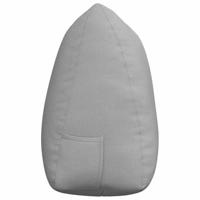VidaXL Rugkussen wolkengrijs 140 x 24 x 50 cm stof - thumbnail