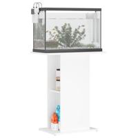 Aquariumstandaard 60,5x36x72,5 cm bewerkt hout wit - thumbnail