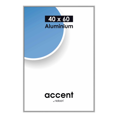 Nielsen Design Nielsen fotolijst 55124 accent mat zilver 40x60 cm