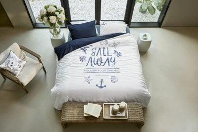 Rivièra Maison Rivièra Maison Dekbedovertrek Sail Away Blauw 140x200/220 cm