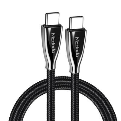 Mcdodo CA-5890 Excellence Series 3A type-C naar type-C kabel lengte: 1.5 m (zwart)
