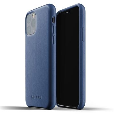 Mujjo Leather Case iPhone 11 Pro blauw