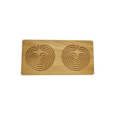 Therapeutenwinkel Dubbel hout vingerlabyrint 1 Stuks