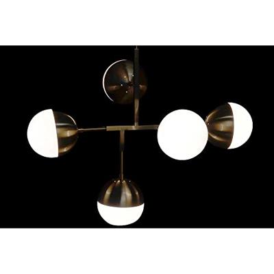 Plafondlamp DKD Home Decor Metaal Kristal Gouden (74 x 52 x 168 cm)