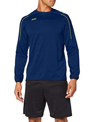 JAKO 8850 Sweater Classico - Nachtblauw/Citroen - L