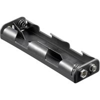 Goobay 11985 Batterijhouder Aantal cellen: 4 AA (penlite) Drukknopaansluiting (l x b x h) 109 x 32 x 16.2 mm - thumbnail