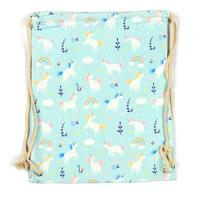 Unicorn Magic Canvas Trekkoord Rugtas - thumbnail