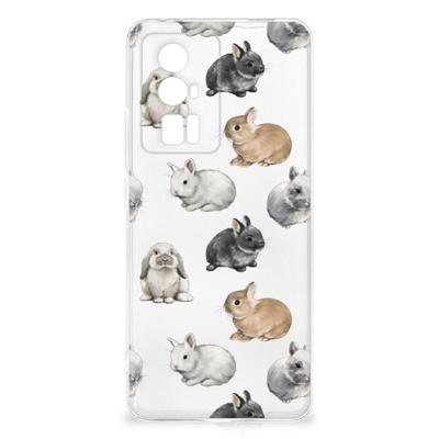 TPU Hoesje voor Xiaomi Poco F5 Pro Konijntjes TPU Hoesje voor Xiaomi Poco F5 Pro Konijntjes