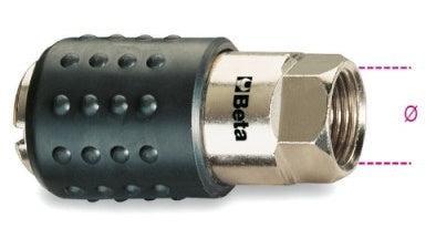 Beta 1917f universele luchtslang snelkoppeling 1/4" draad inwendig