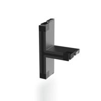 Weidmüller CABTITE GI T BK Frame Polyamide (glasvezelversterkt) Diepzwart (b x h) 44 mm x 25 mm 5 stuk(s) - thumbnail