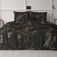 Sleeptime Marble Zwart 240 x 220 cm - thumbnail