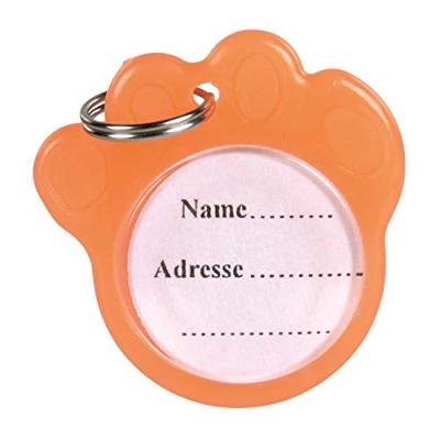 TRIXIE ADRESHANGER PHOSPHORISEREND ORANJE 3,5 CM 6 ST