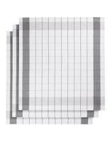 De Witte Lietaer De Witte Lietaer Mixte Theedoek 68x68 white-black 5598 - thumbnail