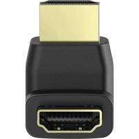 Hama High-speed HDMI-hoekadapter, stekker - koppeling, 90 graden HDMI kabel Zwart - thumbnail