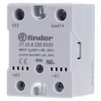Finder Halfgeleiderrelais 77.25.8.230.8250 25 A Schakelspanning (max.): 240 V/AC Schakelend bij overbelasting 1 stuk(s)