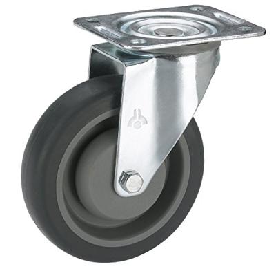 dörner + helmer 715565F Zwenkwiel Wieldiameter: 100 mm Draagvermogen (max.): 150 kg 1 stuk(s)