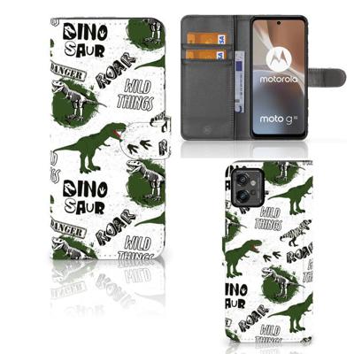 Telefoonhoesje | Met pasjeshouder | voor Motorola Moto G32 Dinosaurus Telefoonhoesje | Met pasjeshouder | voor Motorola Moto G32 Dinosaurus