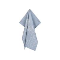 Bunzlau Castle Bunzlau Castle Theedoek Wild Flowers Grey-Blue - thumbnail