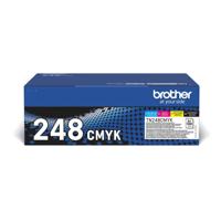 Brother TN-248VAL tonercartridge 4 stuk(s) Origineel Zwart, Cyaan, Magenta, Geel - thumbnail