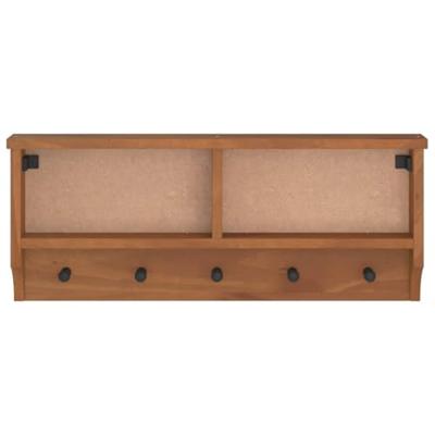 Wandkapstok SANDNES 87x12x35 cm massief grenenhout Wandkapstok SANDNES 87x12x35 cm massief grenenhout