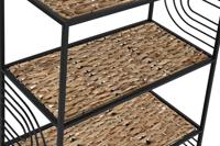 Planken Home ESPRIT Zwart Metaal Vezel 50 x 25 x 88 cm - thumbnail