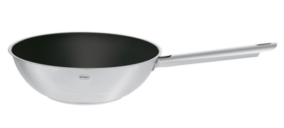 Roestvrijstalen wokpan