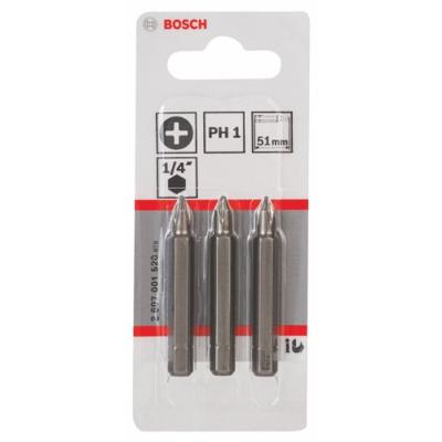 Bosch Accessoires Bit extra-hard PH 1, 51 mm 3st - 2607001520