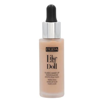 Pupa Milano - Pupa Pupa Like A Doll Perfecting Make-Up Fluid SPF15 30ml 030 Natural Beige Foundation Dames