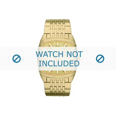 Diesel horlogeband DZ1585 Roestvrij staal (RVS) Goud 22mm