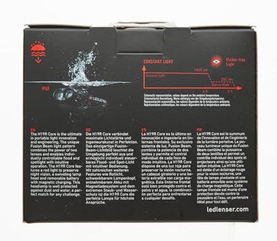 Ledlenser H19R Core Hoofdlamp LED werkt op een accu 1600 lm 20 h