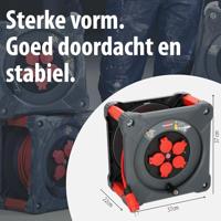 Brennenstuhl Professional Bouwplaats kabelhaspel | KA 5110 5 | IP44 | 50m | H07BQ-F 3G1.5 - 9201500210 - thumbnail